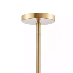 Online Kirklands Home Shell and Gold Metal Layered Chandelier White