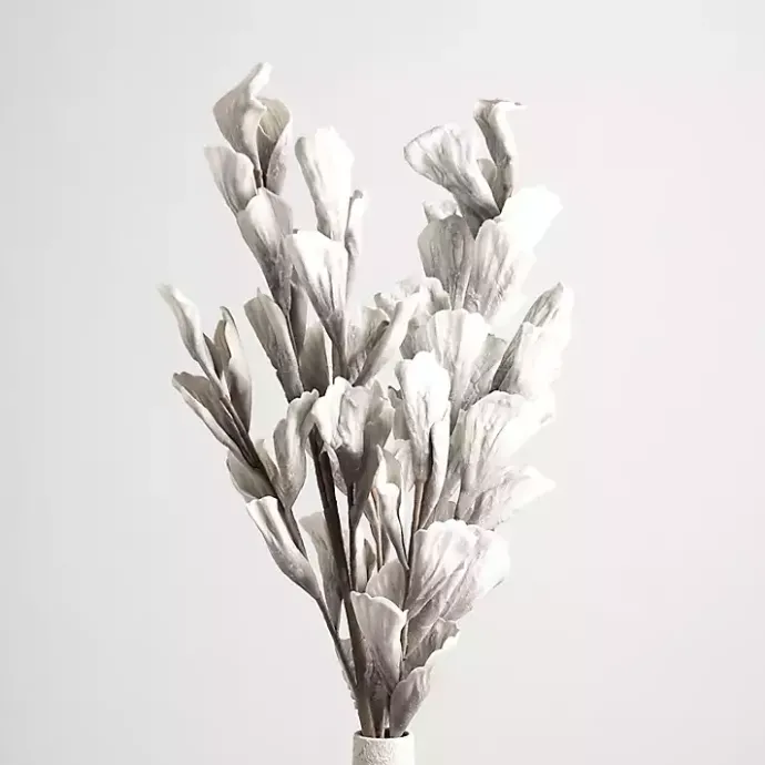 Sale Kirklands Home Shell Leaf Stem White