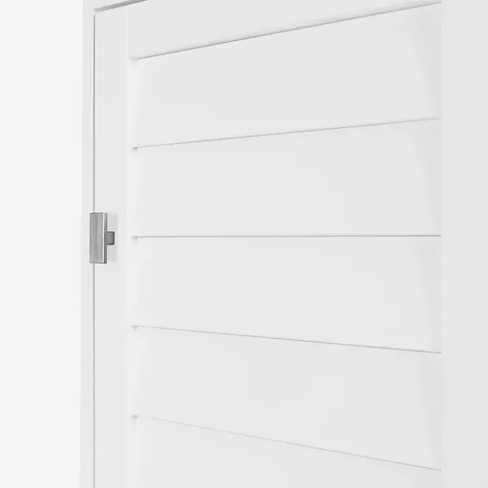 Discount Kirklands Home Shutter Single Door Storage Cabinet White
