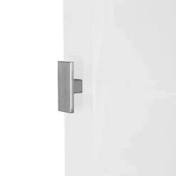 Clearance Kirklands Home Shutter Two Door Corner Storage Cabinet White