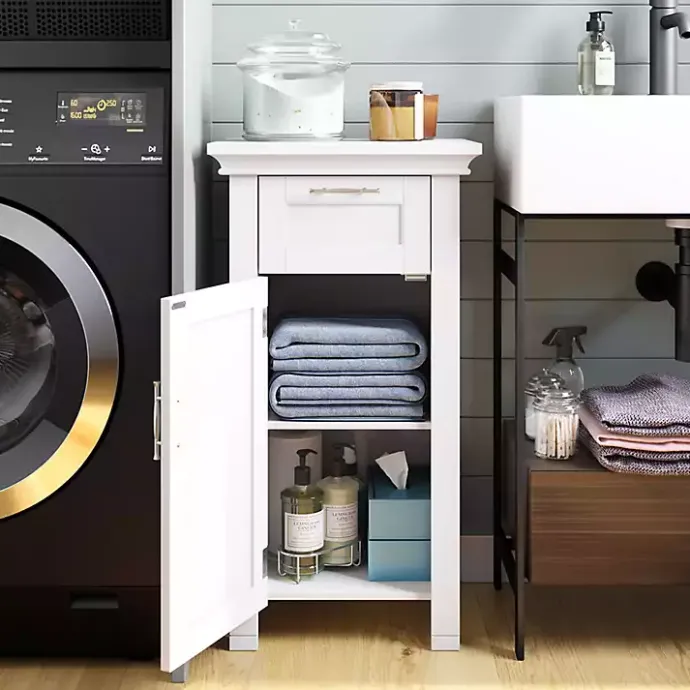 Online Kirklands Home Single Drawer Cabinet White