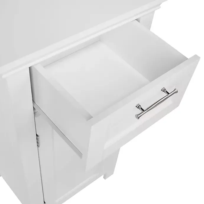 Online Kirklands Home Single Drawer Cabinet White