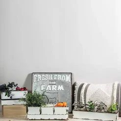 Best Kirklands Home Slotted Enamel Tray White