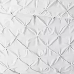 New Kirklands Home Soft Pinched 3-pc. Twin Duvet Cover Set White
