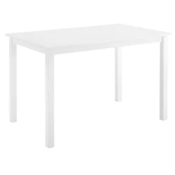 Sale Kirklands Home White Solid Wood 5-pc. Dining Set