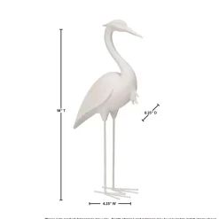 Sale Kirklands Home Standing Egret Statue, 18 in. White