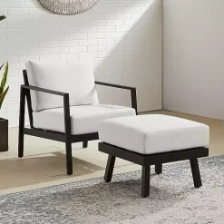 Online Kirklands Home White Sunbrella Cushions Holland Outdoor Chair