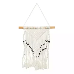 Kirklands Home Tasseled Macrame Wall Hangings, Set of 3 White