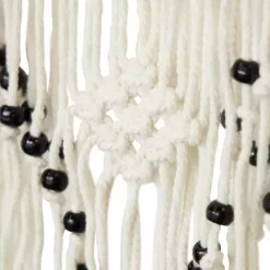 Kirklands Home Tasseled Macrame Wall Hangings, Set of 3 White