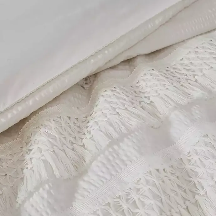 Sale Kirklands Home Tassels California King 3-pc. Comforter Set White