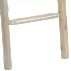 Sale Kirklands Home Teak Wood Leaning Ladder White