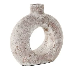 Online Kirklands Home Terracotta Circular Vase White