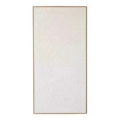 Discount Kirklands Home Textured Abstract Framed Canvas Art Print White