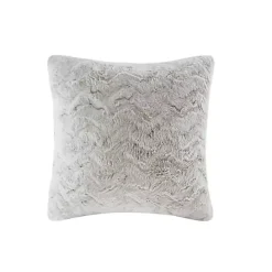 Hot Kirklands Home Textured Faux Fur Pillow White
