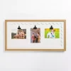 New Kirklands Home White Three Clip Scalloped Collage Picture Frame