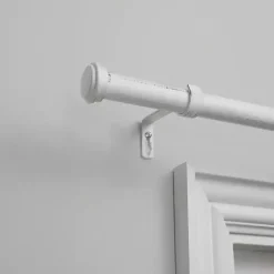 Best Kirklands Home Topper Outdoor Curtain Rod, 160 in. White