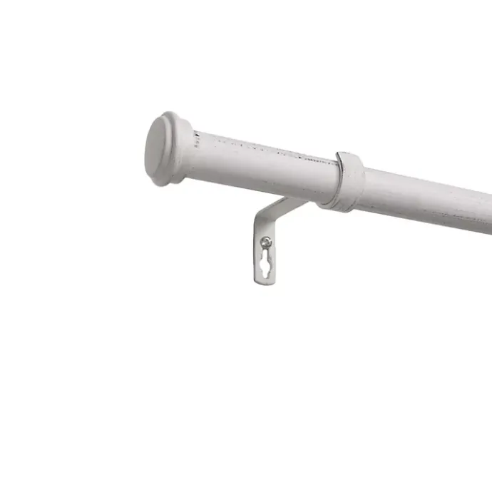 Best Kirklands Home Topper Outdoor Curtain Rod, 160 in. White