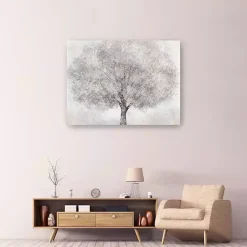 Online Kirklands Home White Tree Blossoms Canvas Art Print, 48x36 in.