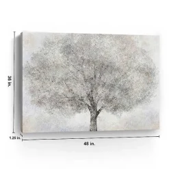 Online Kirklands Home White Tree Blossoms Canvas Art Print, 48x36 in.