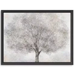 Sale Kirklands Home White Tree Blossoms Framed Canvas Print