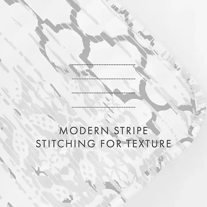 Sale Kirklands Home White Trellis Reversible 3-pc. King Quilt Set