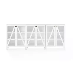 Sale Kirklands Home Triangle 6-Door Wood Media Cabinet White