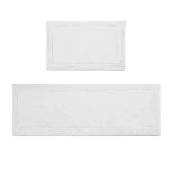 Hot Kirklands Home Tufted Reversible Bath Runner White