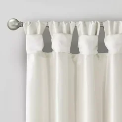 Sale Kirklands Home Twist Top Curtain Panel, 120 in. White
