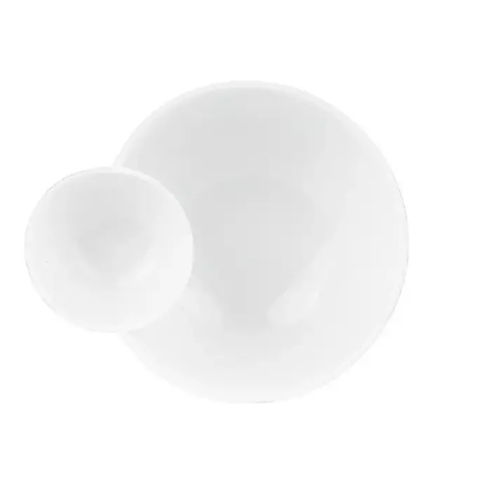 Clearance Kirklands Home Two Gether Porcelain Chip & Dip Bowl White