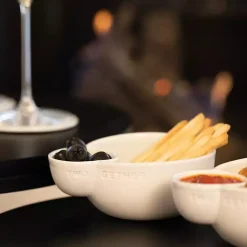 Clearance Kirklands Home Two Gether Porcelain Chip & Dip Bowl White