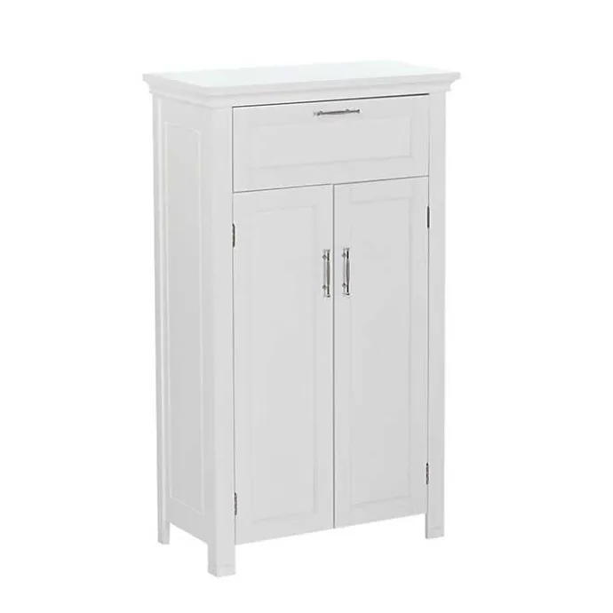 Kirklands Home Two-Door Top Shelf Cabinet White