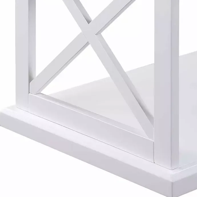 Kirklands Home Two-Tone Double X Sides Coffee Table White