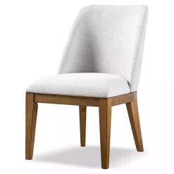 Kirklands Home Upholstered Cassie Dining Chairs, Set of 2 White