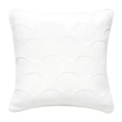 Clearance Kirklands Home Velvet Seashell Pillow White