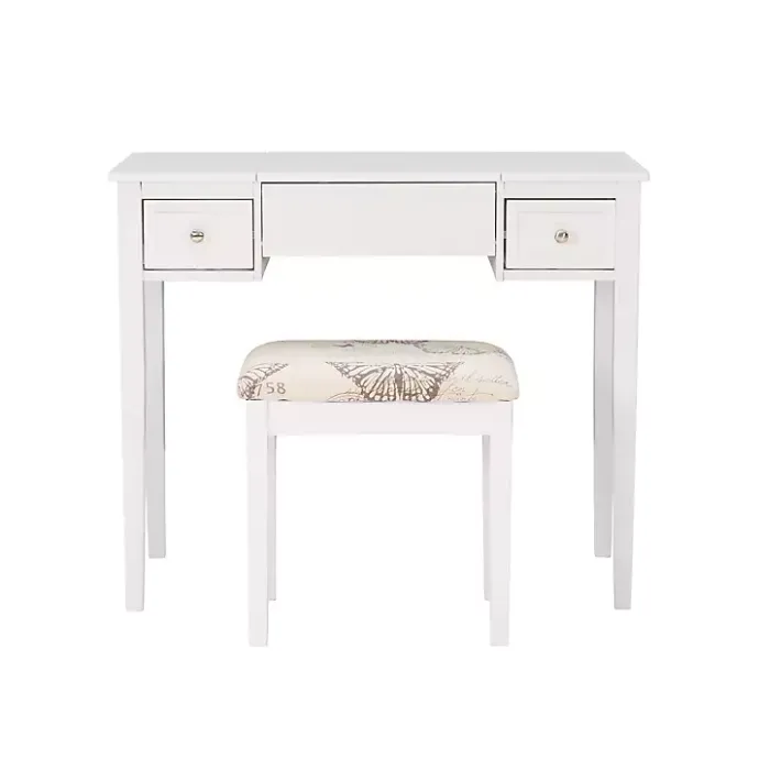 Clearance Kirklands Home Virginia Butterfly 2-pc. Vanity Set White
