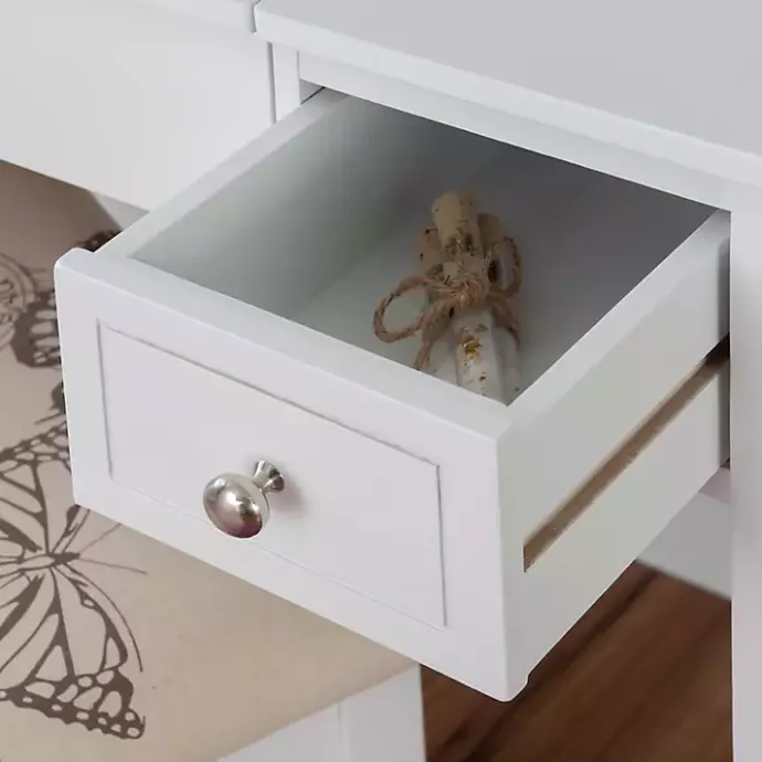 Clearance Kirklands Home Virginia Butterfly 2-pc. Vanity Set White