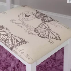 Clearance Kirklands Home Virginia Butterfly 2-pc. Vanity Set White