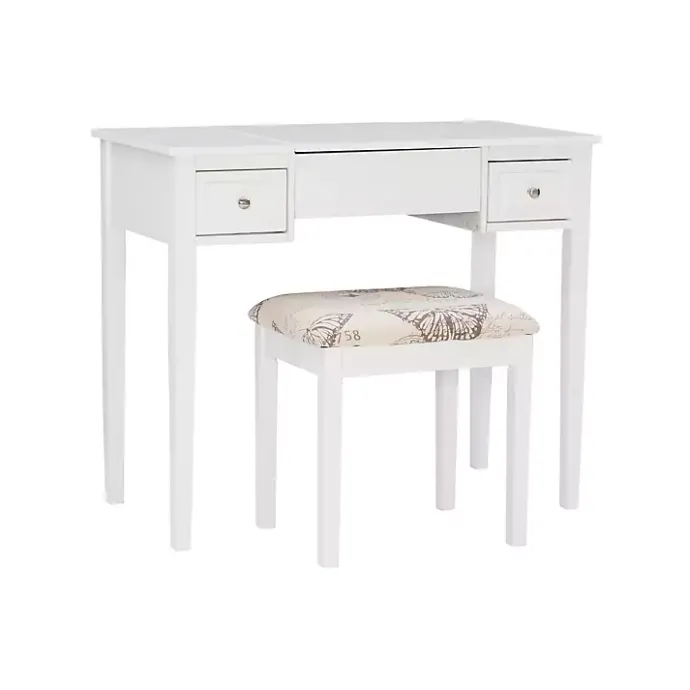 Clearance Kirklands Home Virginia Butterfly 2-pc. Vanity Set White