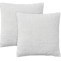 Best Kirklands Home Waffle Knit Chenille Throw Pillows, Set of 2 White