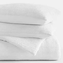 Hot Kirklands Home Waffle Ultra-Soft 3-pc. Twin Comforter Set White