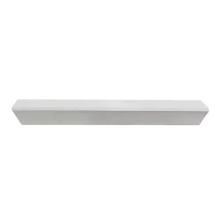 Clearance Kirklands Home White Wedge Wood Large Floating Shelf