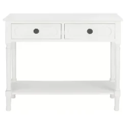 Clearance Kirklands Home Wood Allura Console Table White