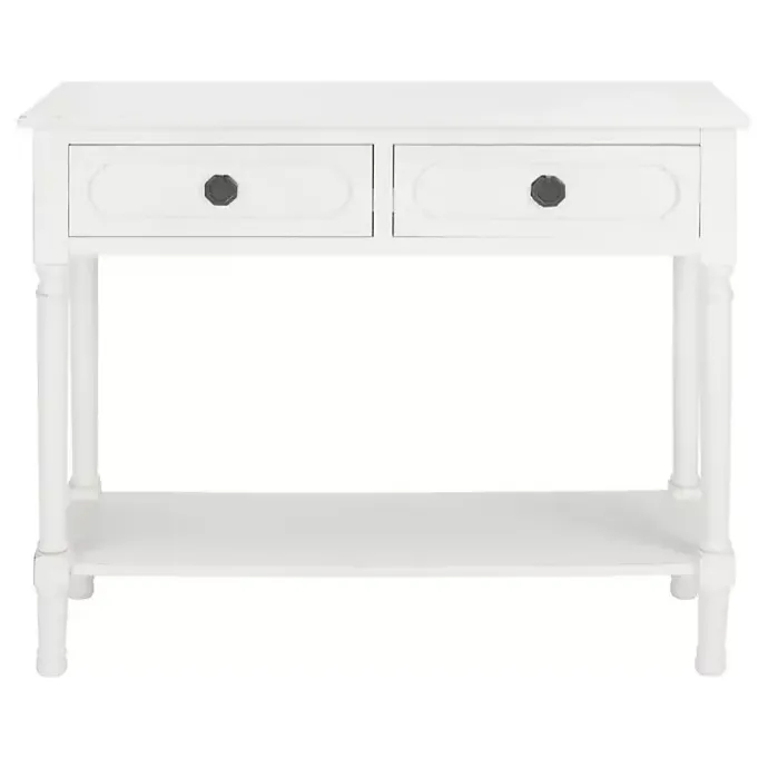 Clearance Kirklands Home Wood Allura Console Table White