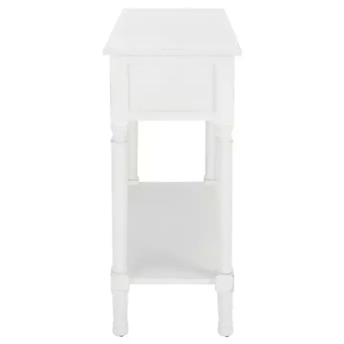Clearance Kirklands Home Wood Allura Console Table White