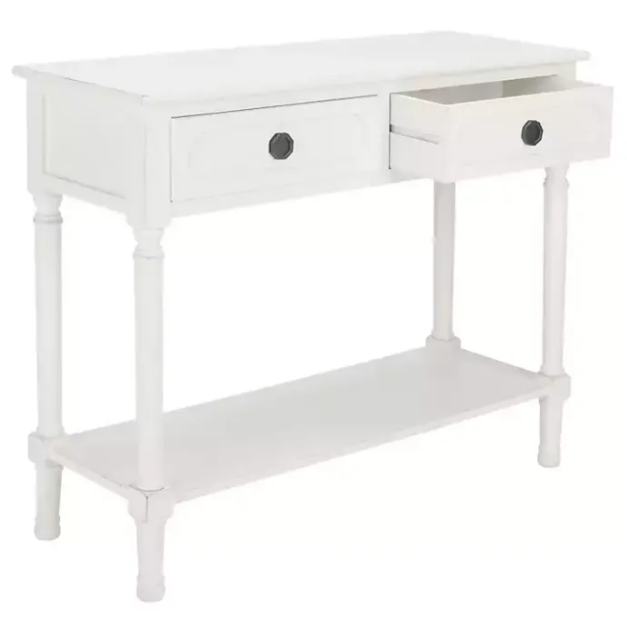 Clearance Kirklands Home Wood Allura Console Table White