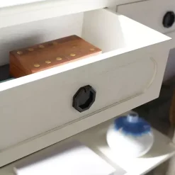 Clearance Kirklands Home Wood Allura Console Table White