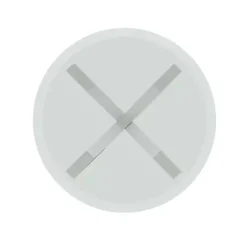 Hot Kirklands Home Wood and Glass Top X-Base Accent Table White