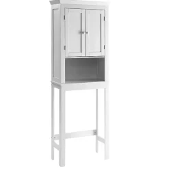 Clearance Kirklands Home Wood Bathroom Storage Cabinet White