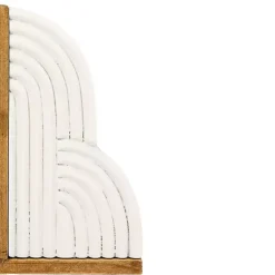 Hot Kirklands Home Wood Cloud Bookends, Set of 2 White