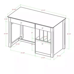 Best Kirklands Home Wood Computer Desk White
